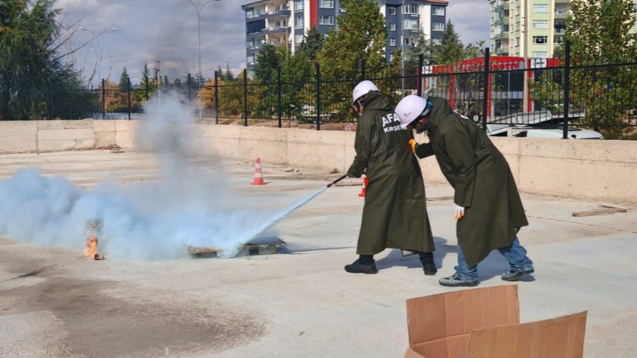 Kırşehir’de Destek AFAD Gönüllüsü Eğitimleri Tamamlandı