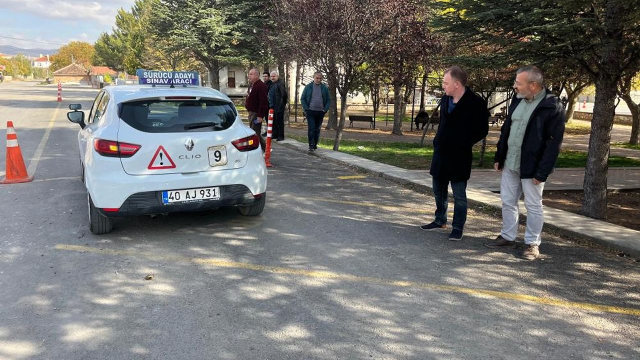 Kırşehir’de ehliyet sınavında 259 aday başarılı oldu