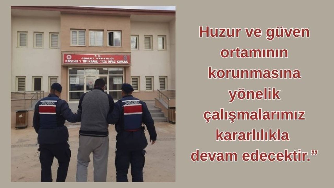 Kırşehir’de Jandarma Denetimlerinde 5 Şahıs Yakalandı