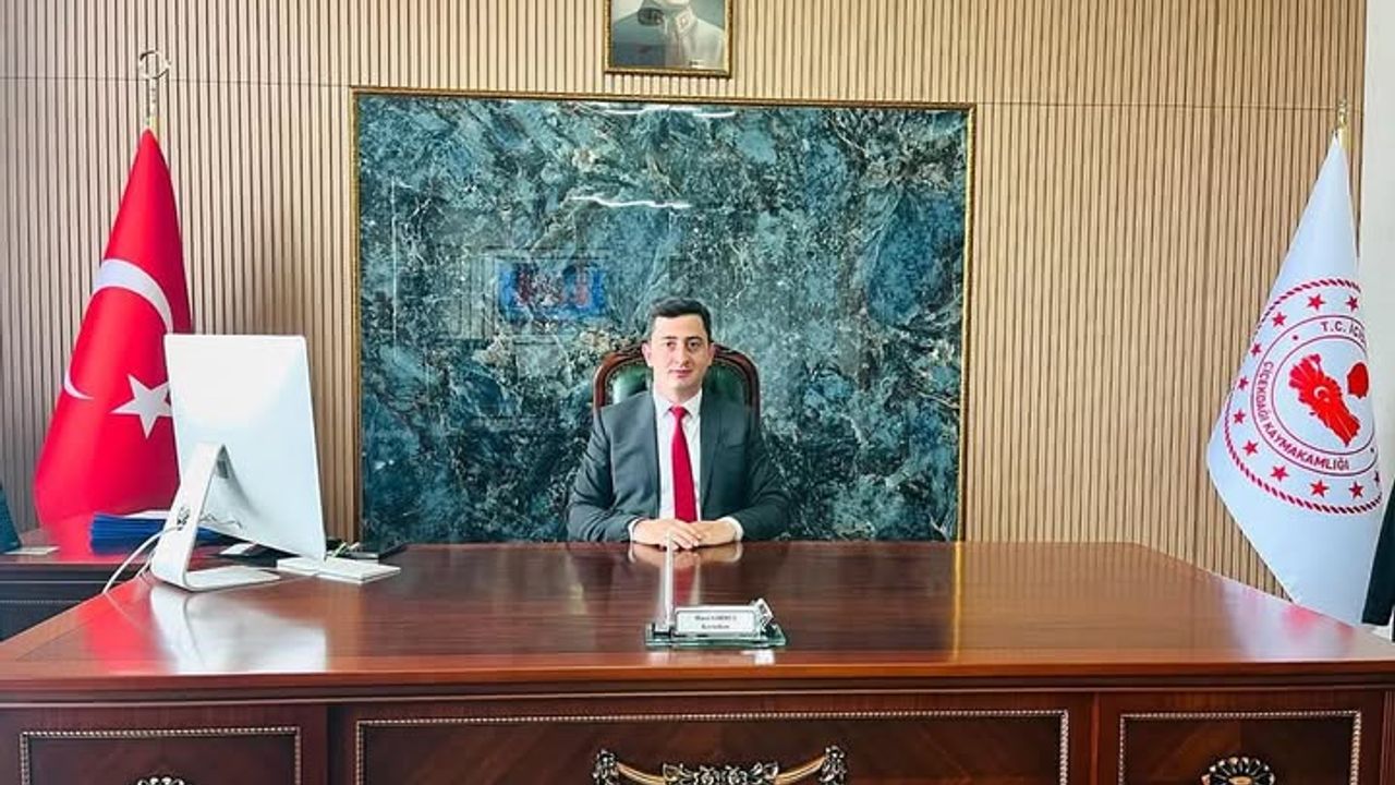 Kaymakam Murat Görmüş, Çiçekdağı’na Veda Etti