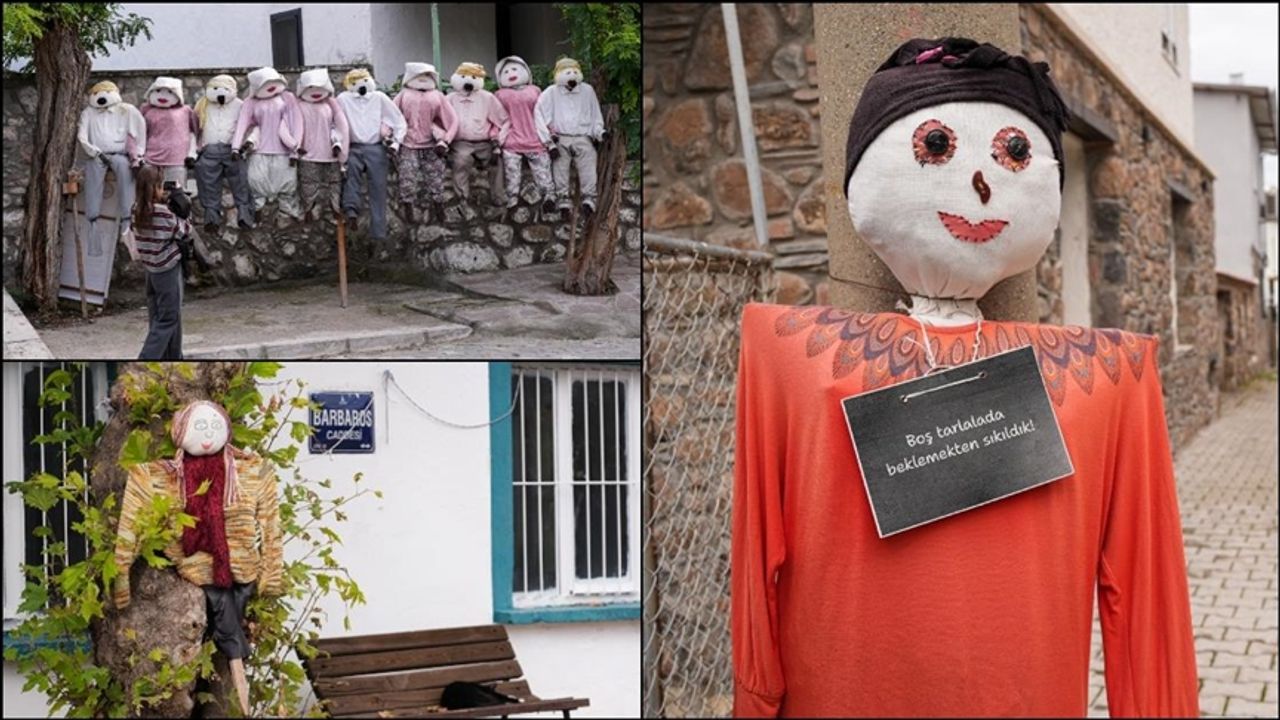 Korkuluklarıyla ilgi gören Barbaros "turizm köyü" ünvanıyla öne çıkacak