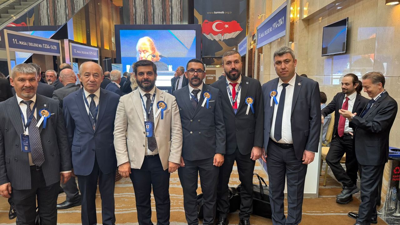 SMMMO Başkanı Memiş, TÜRMOB Genel Kuruluna Katıldı