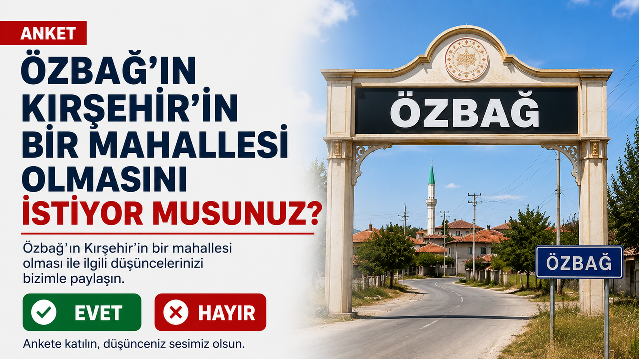 Özbağ'nın Mahalle Olmasını Destekliyor musunuz?