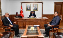 Başkan Turgut, Vali Buhara’yı makamından ziyaret etti
