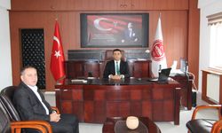 Başkan Ay’dan Kaymakam Batur'a hayırlı olsun ziyareti