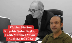 Fatih Mehmet Yavuz'dan acı kayba taziye!