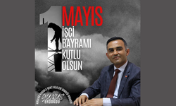 Başkan Erdoğdu, " 1 Mayıs kutlu olsun." dedi