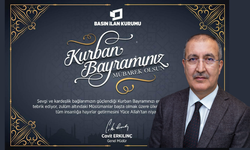 Basın İlan Kurumu Genel Müdürü Cavit Erkılınç'tan Kurban Bayramı Mesajı