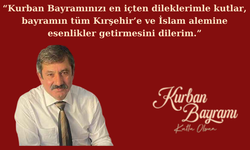 “Kurban Bayramınızı en içten dileklerimle kutlarım”