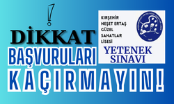 Yetenek Sınavı için son şans