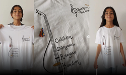 Boztepe Ortaokulu'ndan dilimize renk katan tişört tasarımı