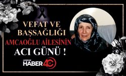 Merhum Hakim Mehmet Amcaoğlu’nun eşi de bu dünyadan göçtü!
