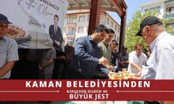 Kaman Belediyesi'nden aşure ikramı