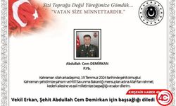 Vekil Erkan’dan başsağlığı