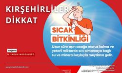 İl Sağlık Müdürlüğü'nden sıcak bitkinliği uyarısı