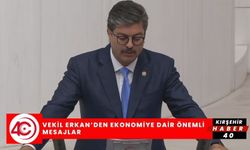 Vekil Erkan TBMM Kürsüsünde