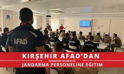 Kırşehir AFAD'dan Jandarma personeline eğitim