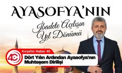 Başkan Aslan Ayasofya'yı ibadete açılış yıl dönümünde andı