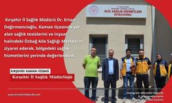 Müdür Değirmencioğlu sağlıkçılarla bir arada