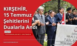 Kırşehir halkı 15 Temmuz şehitleri için buluştu