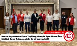 Kaymakam Yeşilbaş, Gençlik Spor Müdürü Emre Aslan ve ekibini ağırladı