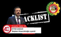 KTSO’dan kara listeler hakkında önemli açıklama