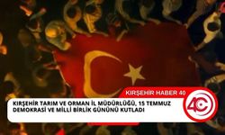 İl Tarımdan 15 Temmuz kutlaması