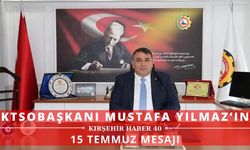 Başkan Yılmaz’dan 15 Temmuz kutlaması