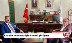 Müdür Kaya ile Başkan Şahin bir arada