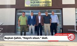 Başkan Ali Şahin'den yeni müdüre ziyaret