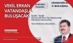 Vekil Erkan hemşehrileriyle buluşuyor