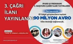 IPARD III Programı 3. Çağrı İlanı yayınlandı