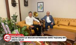 Eski Başkan Çakır’dan Kaymakam Yeşilbaş’a nezaket ziyareti