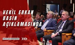 Vekil Necmettin Erkan, Kayseri'de Dış Ticaret Rakamları basın açıklamasına katıldı