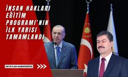 Vekil Erkan'dan İnsan Hakları Eğitim Programı hakkında açıklama