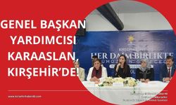 AK Parti Genel Başkan Yardımcısı Çiğdem Karaaslan Kırşehir'e geldi