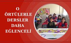 Eğitici sıra örtüleri öğrencilerle buluştu