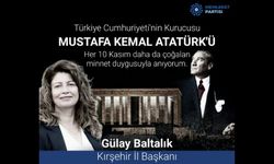 BAŞKAN BALTALIK’TAN 10 KASIM MESAJI