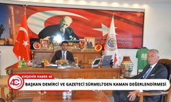 KGK Kırşehir İl Temsilcisi Murat Sürmeli ile Kaman Belediye Başkanı Emre Demirci bir araya geldi