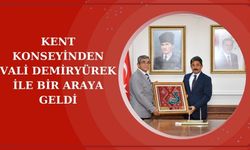 Kırşehir Kent Konseyi’nden Vali Demiryürek’e hayırlı olsun ziyareti