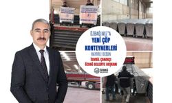 Özbağ’a yeni çöp konteynerleri hibe edildi