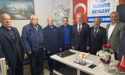 Kırşehir Muharip Gaziler Derneği’nden Beyazay Derneği Kırşehir Şubesine anlamlı ziyaret