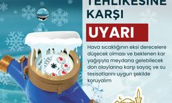 Su sayaçları ve tesisatları için donma uyarısı