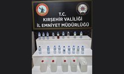 Kırşehir KOM Şubesi'nden kaçak alkol operasyonu