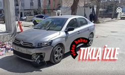 Otomobille çarpışan motosiklet sürücüsü ağır yaralandı