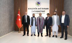 Afganistan Ataşelerinden Kırşehir Ahi Evran Üniversitesine Ziyaret