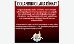 Kırşehir Belediyesinden “dolandırıcılık” uyarısı