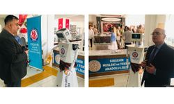 Misafirleri “Ahi selamı” ile karşılayan robot: AHİBOT