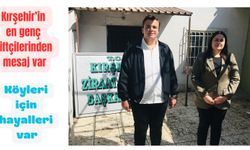 Kırşehir'in en genç çiftçilerinden "köy mesajı" var