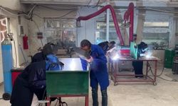 Kaynakçılığı öğrenen kadınlar kendilerine yeni iş alanı oluşturdu
